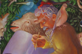 Noah and the Animals Before the Great Flood Note Cards