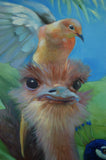 Adam Naming the Animals & the Appearance of Eve (Ostrich detail) 4 x 6 Postcards