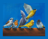 The Epiphany Blue Sky Birds #1 and Blue Skies Birds #2 Giclees