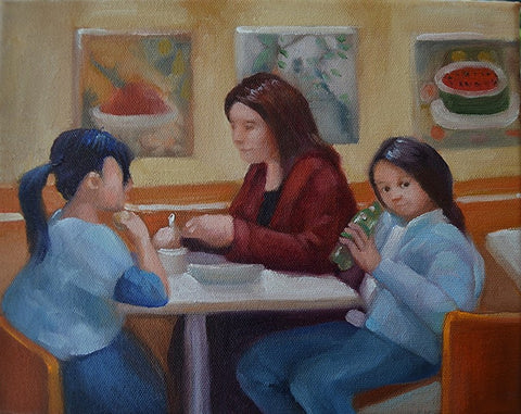 Lunch With Children at the National Gallery, Washington DC